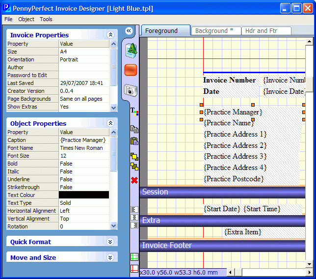 Invoice Designer