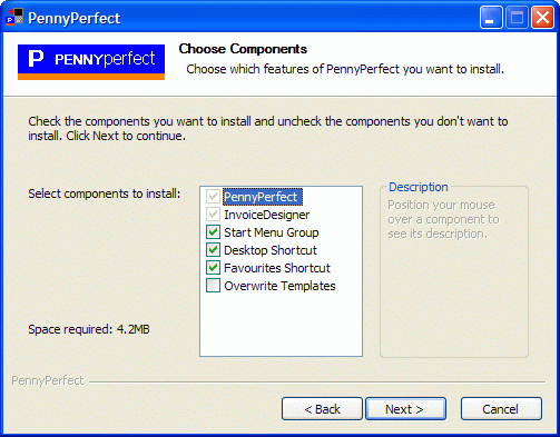 PennyPerfect Installer page 3