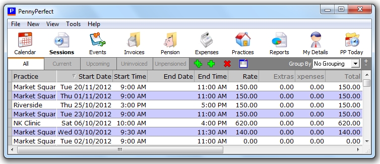 Alternatively Formatted Grid